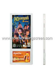 Dual Screen Lcd Advertising Display 18.5" And 10.1" With Android OS Software