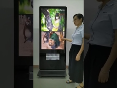 55 inch android wifi lcd advertising screen with wireless phone charging station