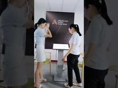 21.5inch floor standing capacitive touch all in one PC Windows system LCD totem screen