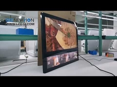 Double Screen Wall Mounted Advertising LCD  Display For Elevator