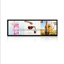 Stretched Bar LCD Display Digital Shelf Edge Bus Advertising Screen 24 Inch