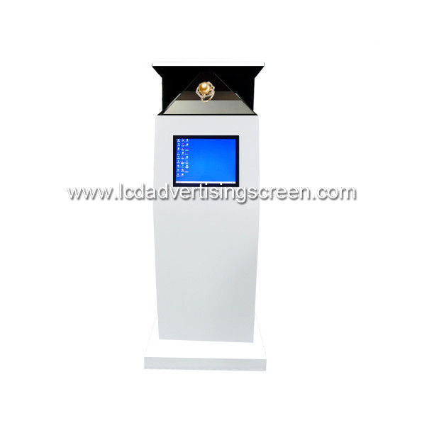 270 Degree Holographic Pyramid Display and Touch Screen Floor Standing Model