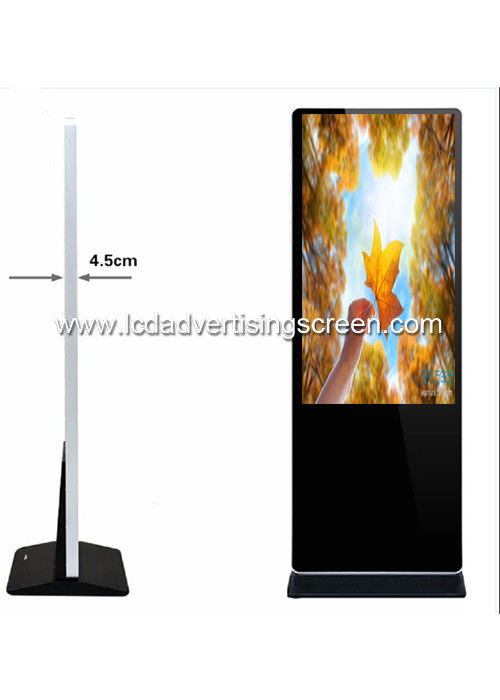 49'' Standing LCD Advertising Display IR Multipoint Touch Screen