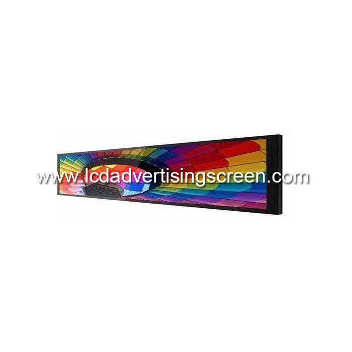 1/3 Cut Size Horizontal Advertising Screen Stretched Bar Ultra Wide LCD Display