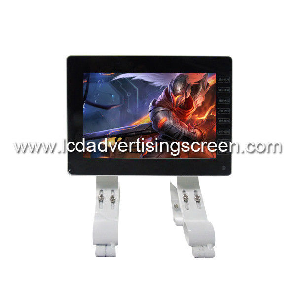 USB / SD Indoor Digital Signage Displays 10.1'' Supermarket Trolley Cart