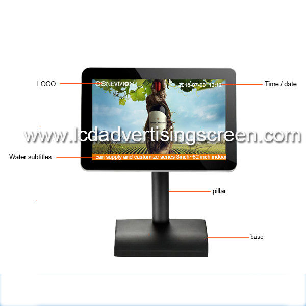 Restaurant LCD Advertising Screen Android Wifi PCAC Touch LCD Menu Board