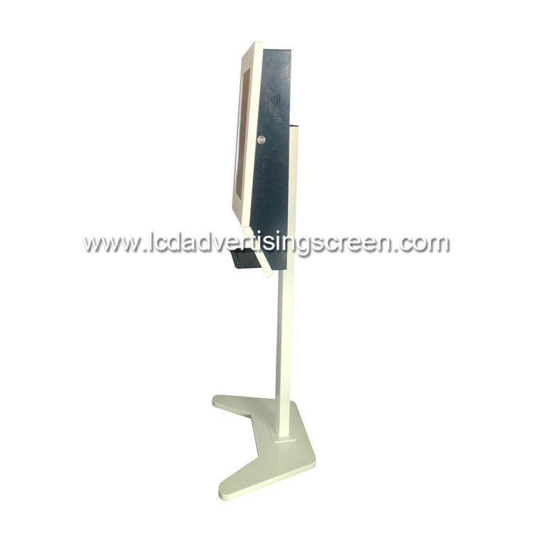 21.5 Inch Floor Standing Lcd Hand Sanitizer Kiosk