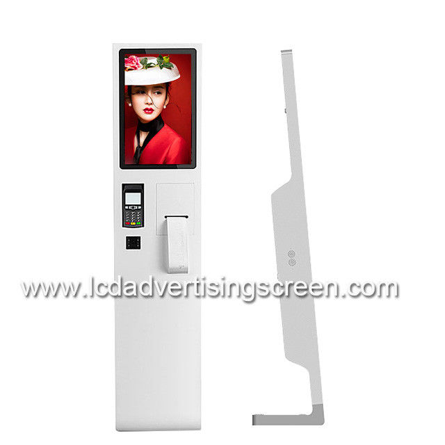 21.5 Inch PCAP Touch Self Service Payment Kiosk With NFC Scanner