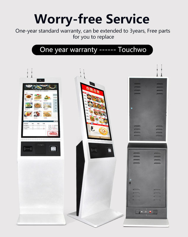 Visitor Registration Payment 400cd/M2 Self Service Kiosk Machine 32 inch